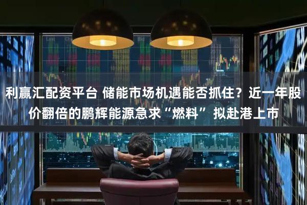 利赢汇配资平台 储能市场机遇能否抓住？近一年股价翻倍的鹏辉能源急求“燃料” 拟赴港上市