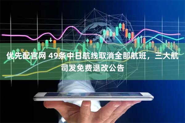 优先配官网 49条中日航线取消全部航班，三大航司发免费退改公告